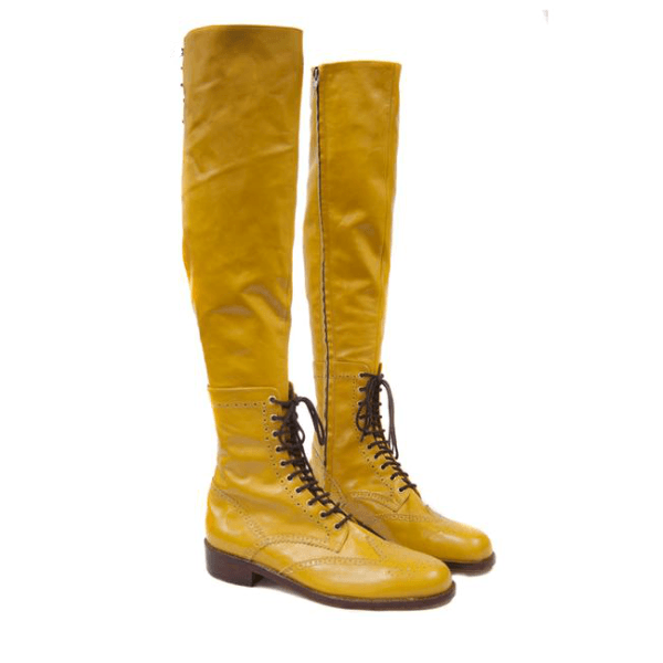 Classic Brogues With High Legs