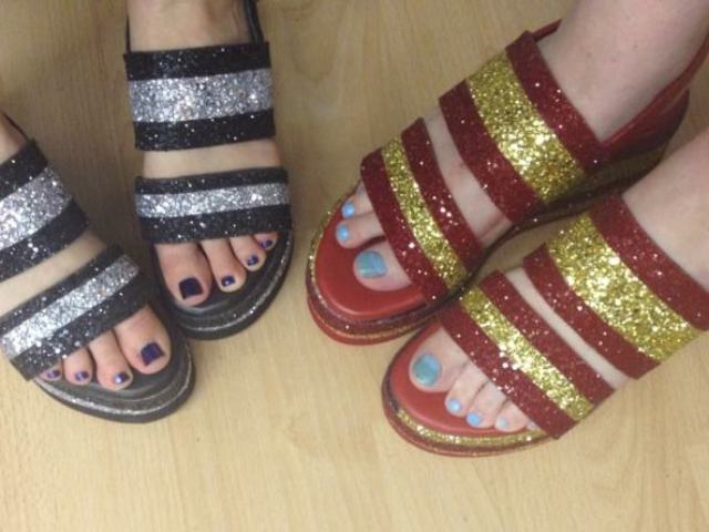 Glitter Sandals