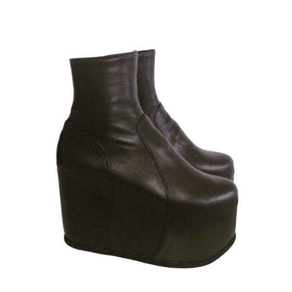 High Wedge Ankle Boots
