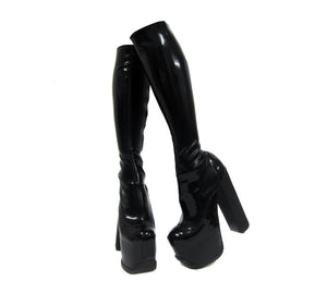 Dungeon Latex Knee High Boots