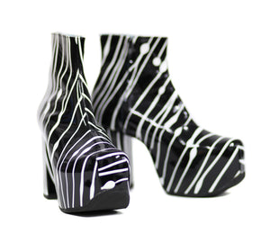 Glam Boots - Paint Drip